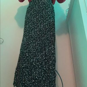 Floral maxi skirt